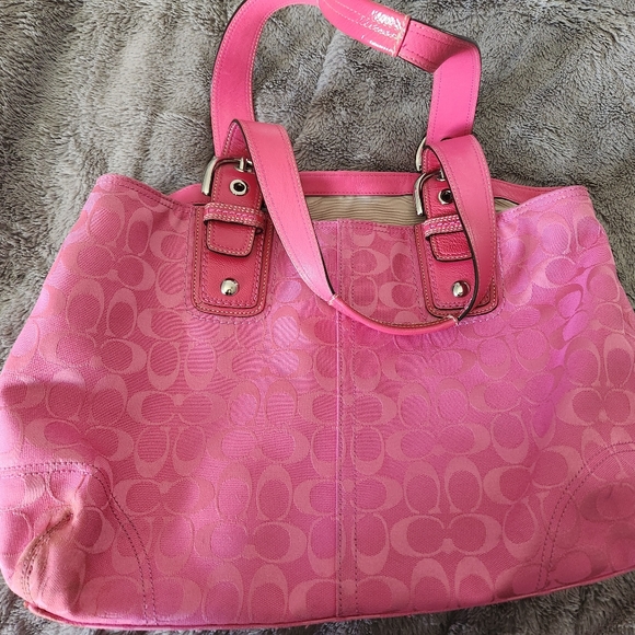 Coach Bags Coach Pink Laptop Bag Poshmark